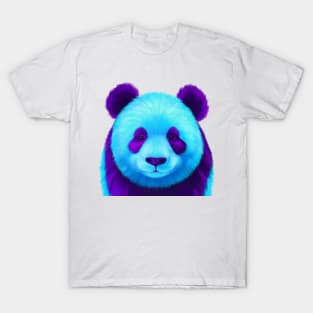 Blue and Purple Panda T-Shirt